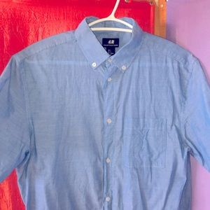 Brand New H & M Short Sleeve Dress Shirt
